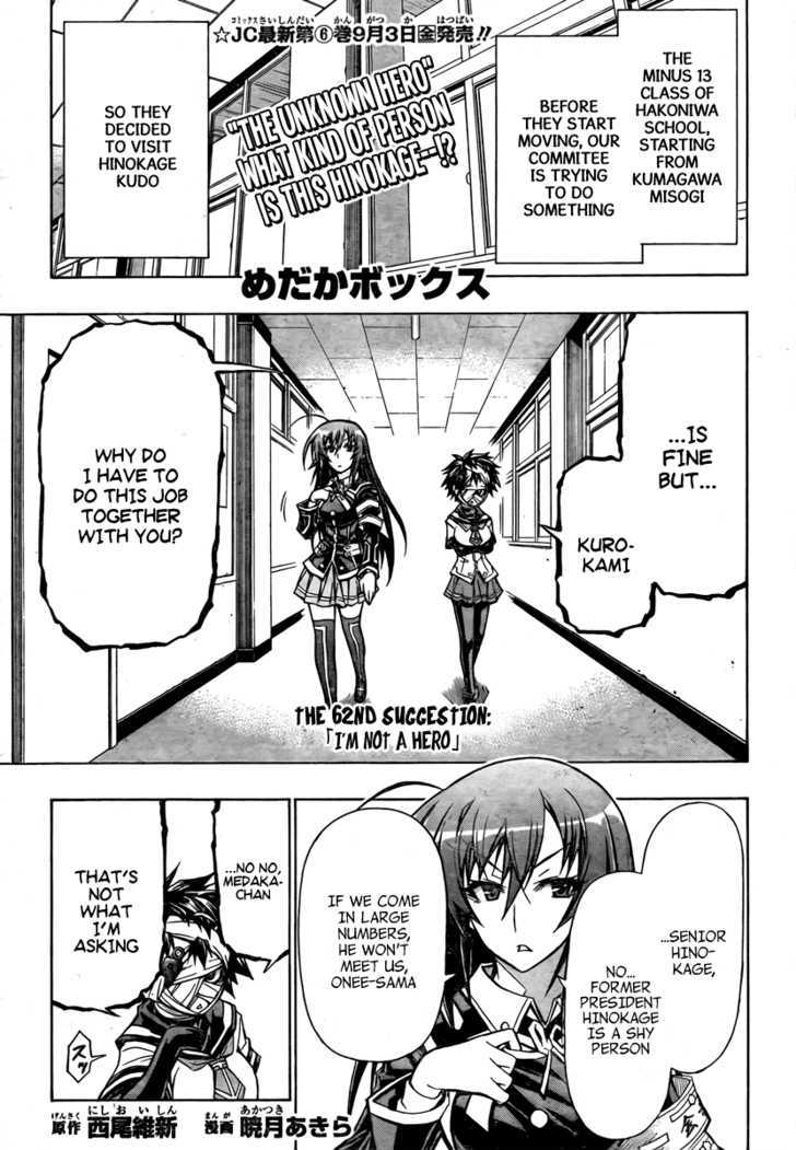 Medaka Box Vol.8 Chapter 62 : I M Not A Hero - Picture 2