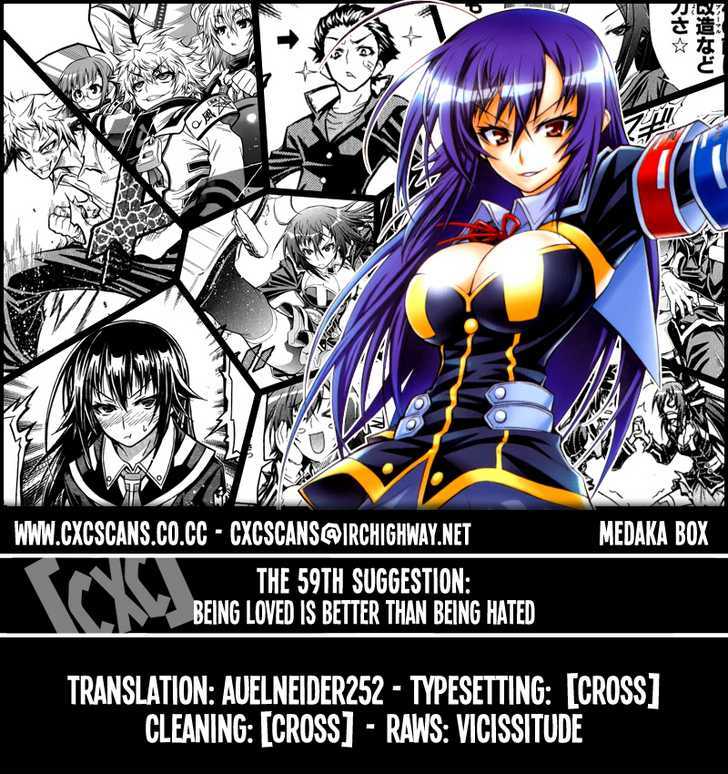 Medaka Box Vol.7 Chapter 59 : Being Loved Is Better Than Being Hated - Picture 1