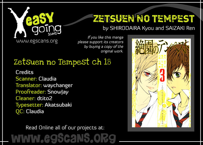 Zetsuen No Tempest Vol.4 Chapter 18 : What Do You Think Will Happen? - Picture 1