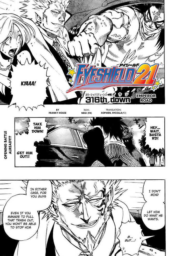 Eyeshield 21 Chapter 316 : Emperor Road - Picture 1