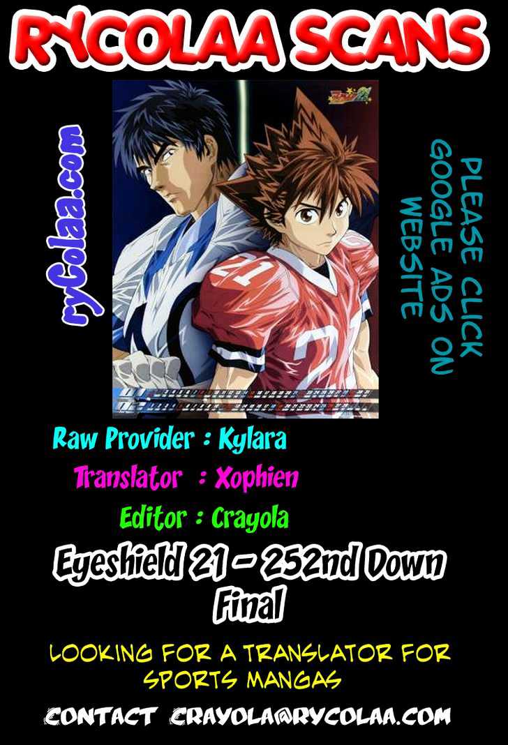 Eyeshield 21 Chapter 252 : The Final - Picture 1
