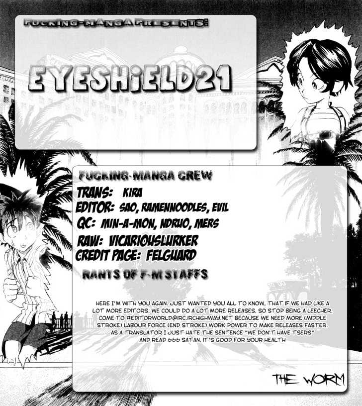 Eyeshield 21 Chapter 150 : A Too-Fast Down - Picture 1
