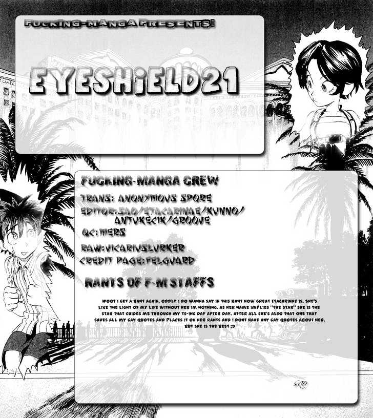 Eyeshield 21 Chapter 116 : Devil Vs God Of The Sea - Picture 1