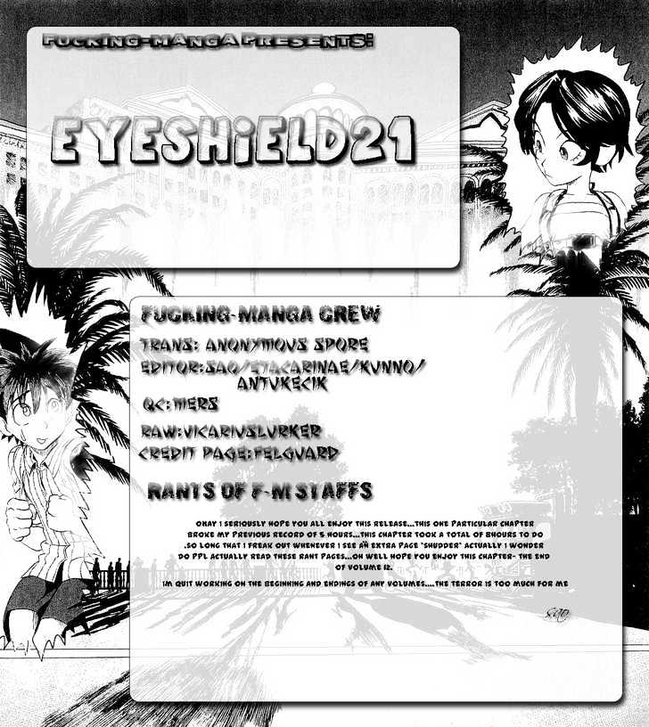 Eyeshield 21 Chapter 106 : Battle Of An Ant And An Elephant - Picture 1
