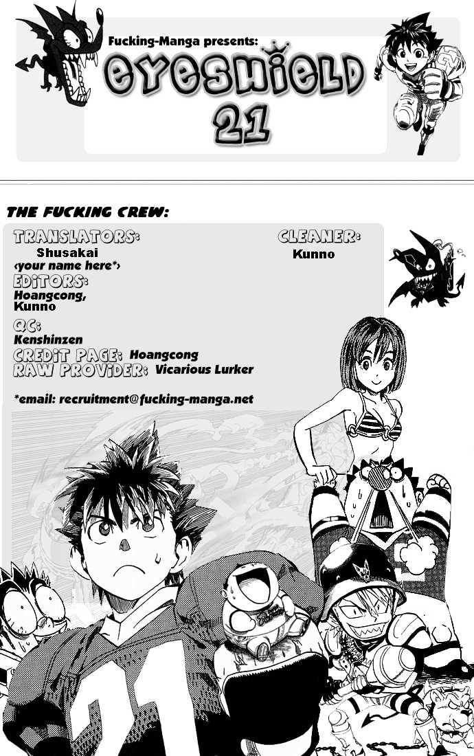 Eyeshield 21 Chapter 86 : Is There A Loser In The House - Picture 1