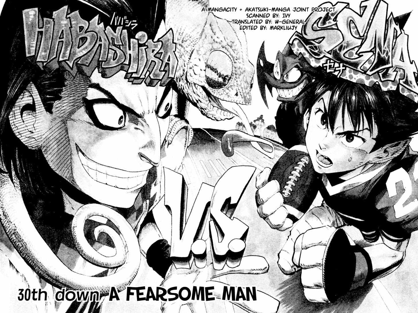 Eyeshield 21 Chapter 30 : A Fearsome Man - Picture 1