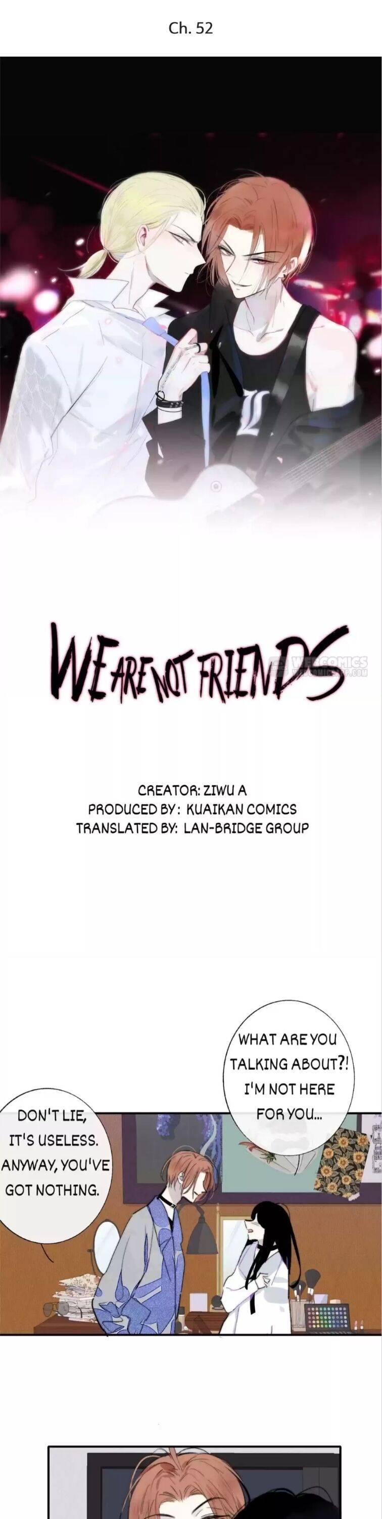 We Are Not Friends - Page 1