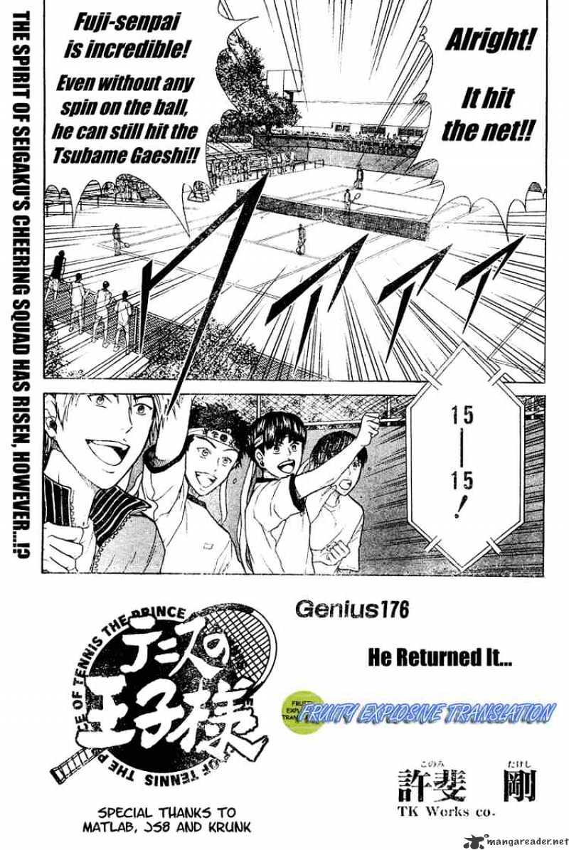 Prince Of Tennis Chapter 176 : He Returned It - Picture 3