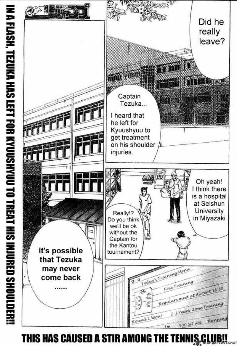 Prince Of Tennis Chapter 160 : Tezuka's Journey - Picture 1