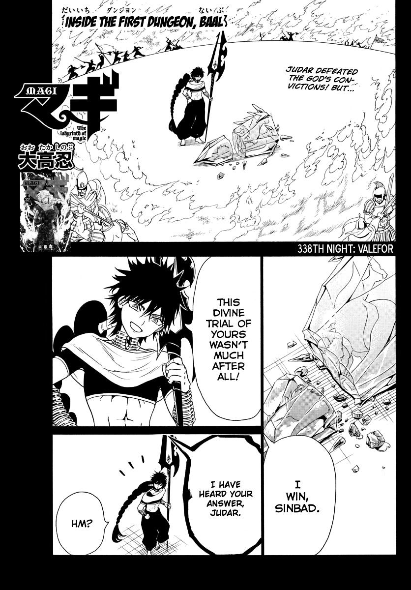 Magi - Labyrinth Of Magic Vol.20 Chapter 338 : An Irrational Fate - Picture 2