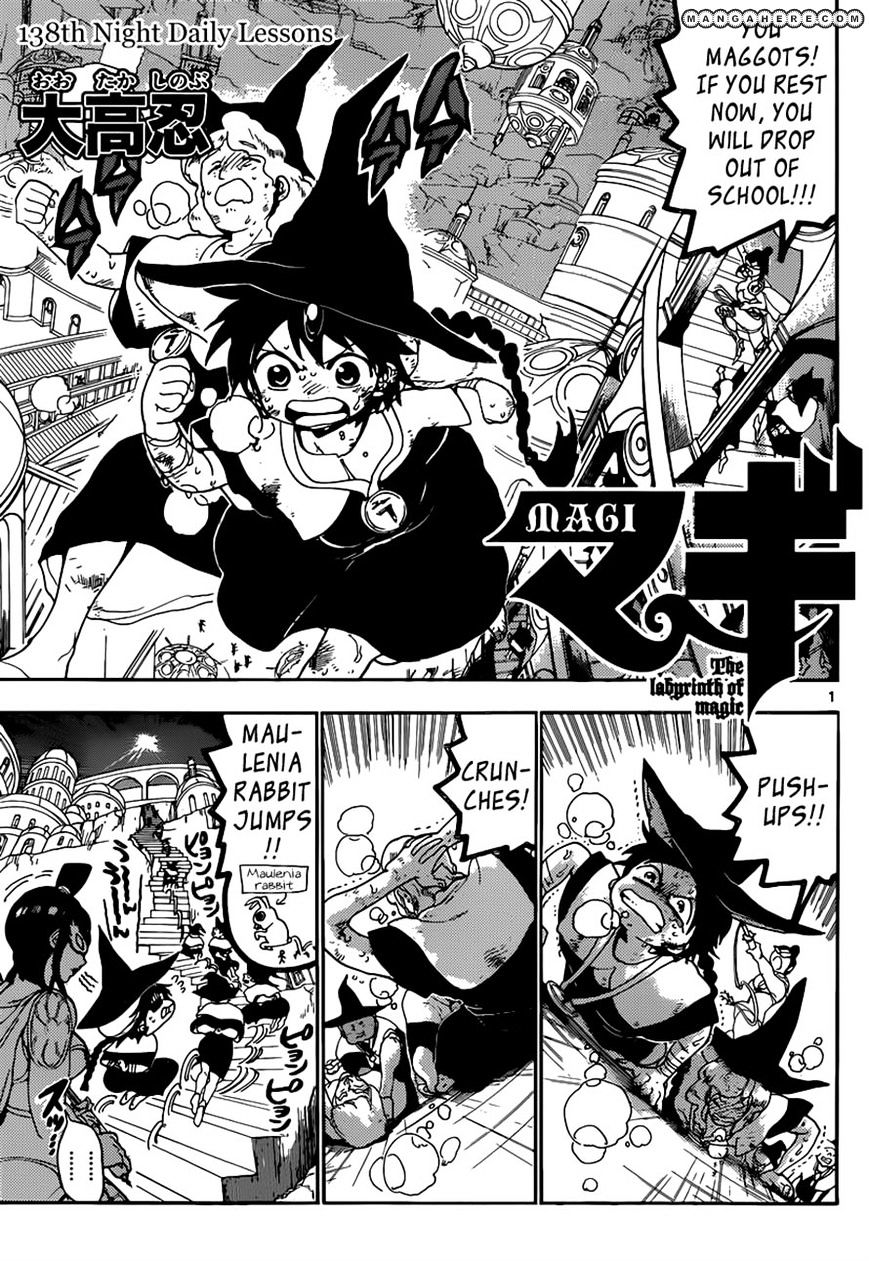 Magi - Labyrinth Of Magic Vol.12 Chapter 138 : Daily Lessons - Picture 1