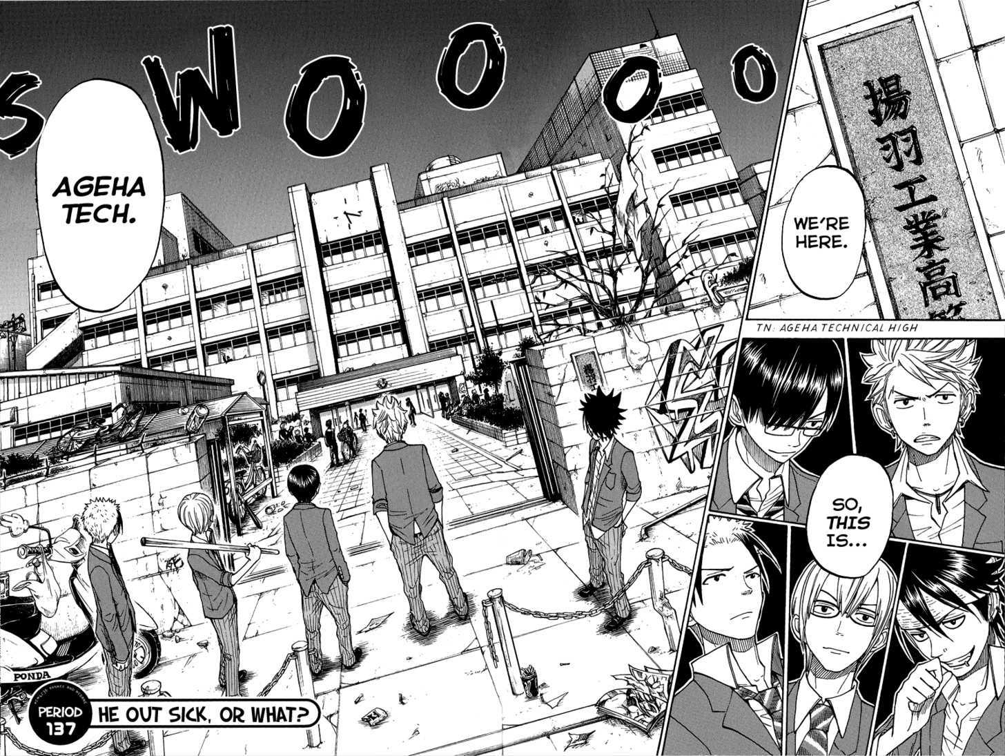 Yanki-Kun To Megane-Chan Vol.15 Chapter 137 : He Out Sick, Or What? - Picture 2