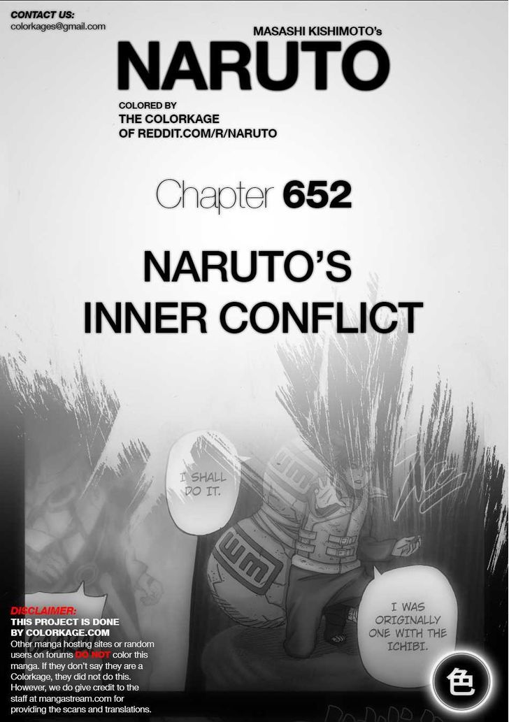 Naruto Vol.68 Chapter 652.1 : Naruto’S Inner Conflict - Picture 1