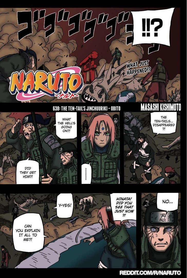 Naruto Vol.67 Chapter 638.1 : The Ten-Tail's Jinchuuriki - Obito - Picture 2
