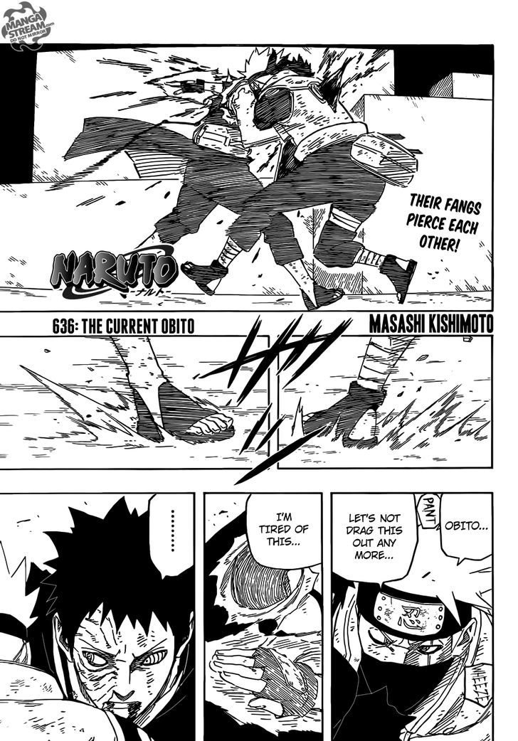 Naruto Vol.66 Chapter 636 : The Current Obito - Picture 1