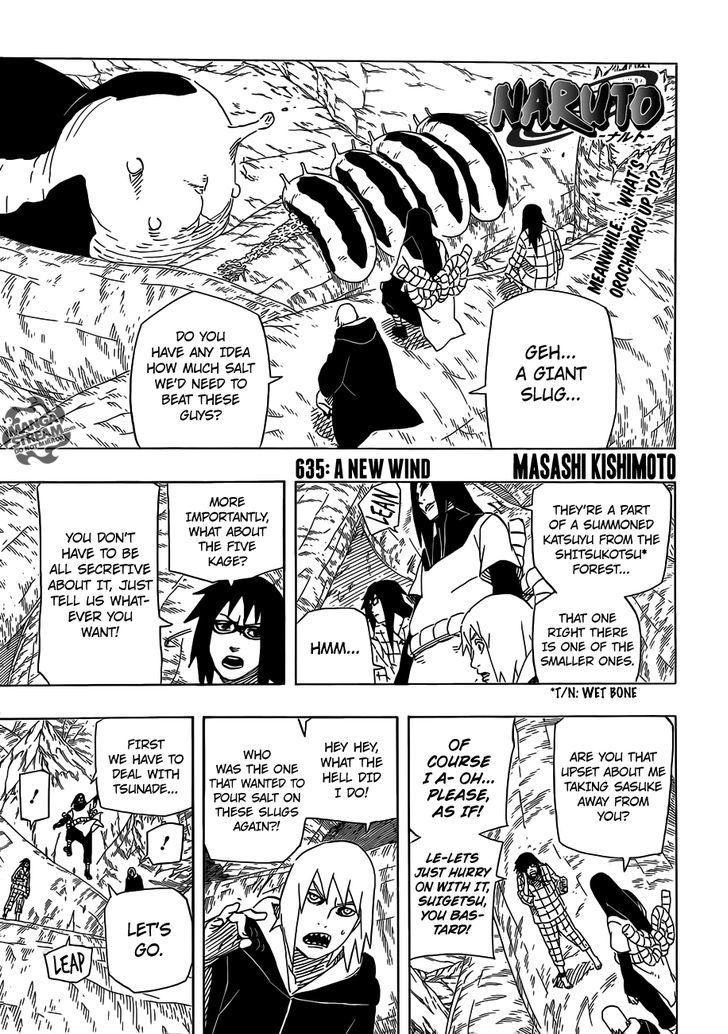 Naruto Vol.66 Chapter 635 : A New Wind - Picture 1