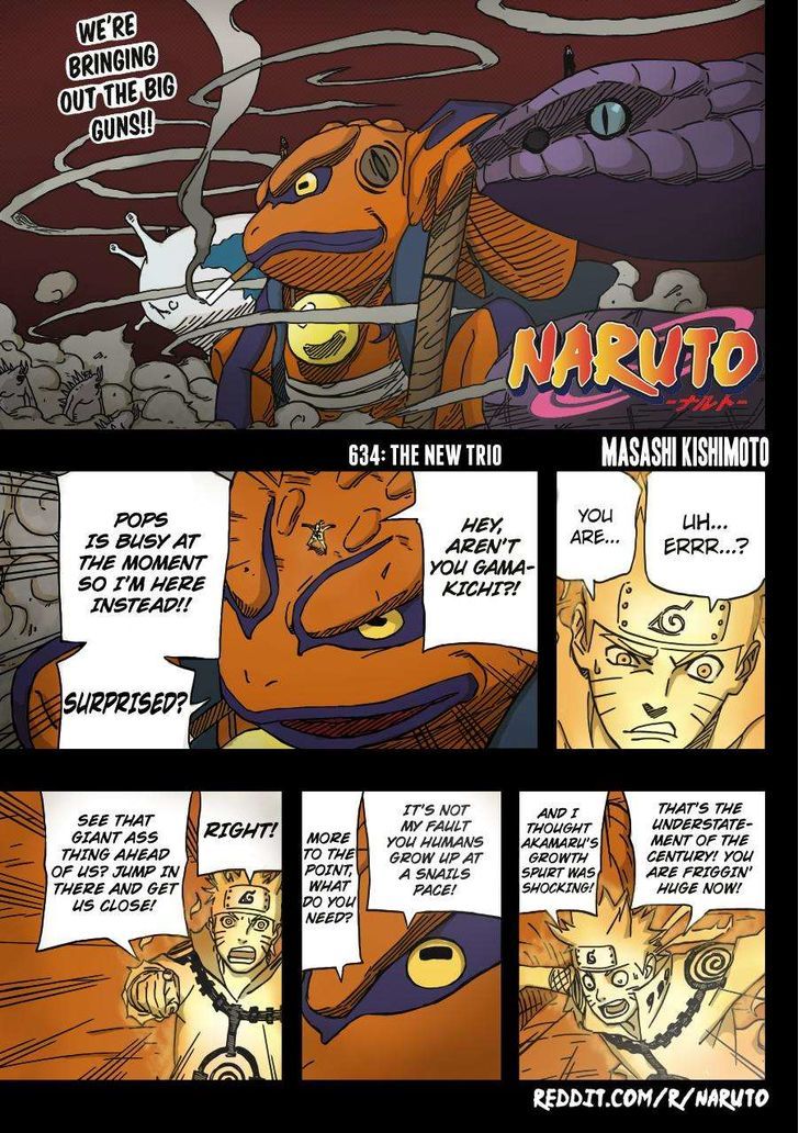 Naruto Vol.66 Chapter 634.1 : The New Trio ! - Picture 2