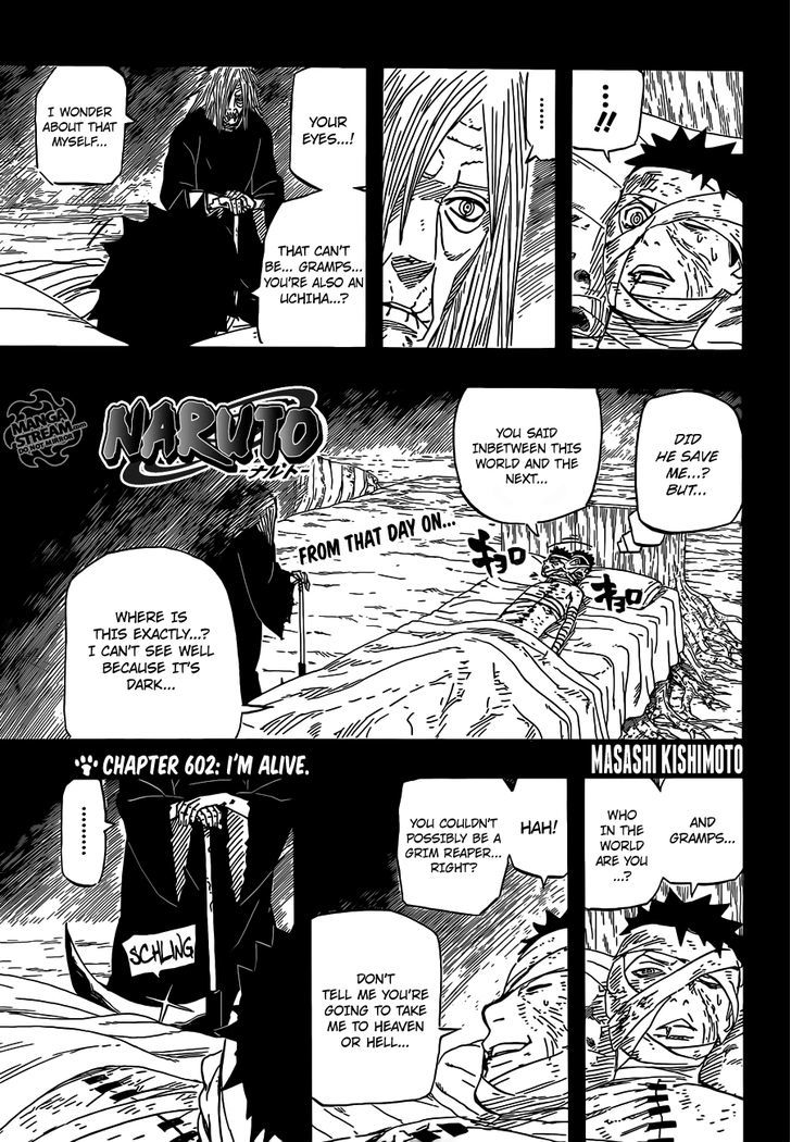 Naruto Vol.63 Chapter 602 : I'm Alive - Picture 1
