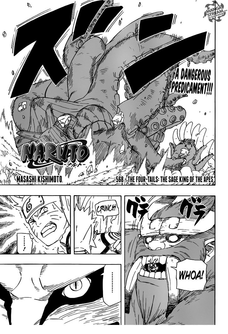 Naruto Vol.60 Chapter 568 : Son Goku-The Great King Of Sage Ape - Picture 1