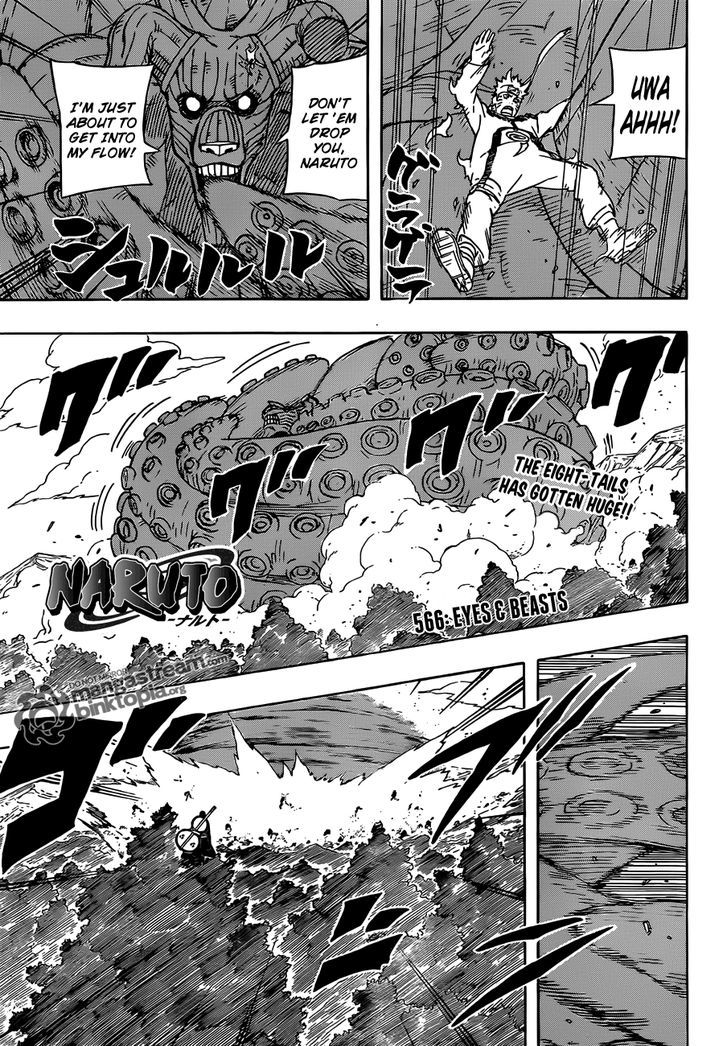 Naruto Vol.60 Chapter 566 : Eyes & Beasts - Picture 1
