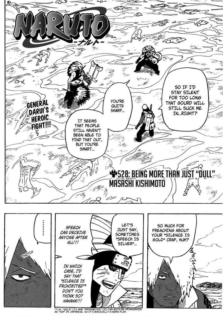 Naruto Vol.56 Chapter 528 : Being More Than Just Dull - Picture 3