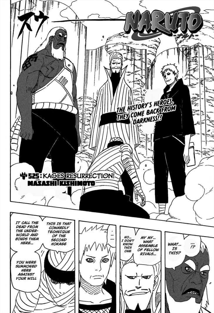 Naruto Vol.56 Chapter 525 : Kage's Resurrection! - Picture 3