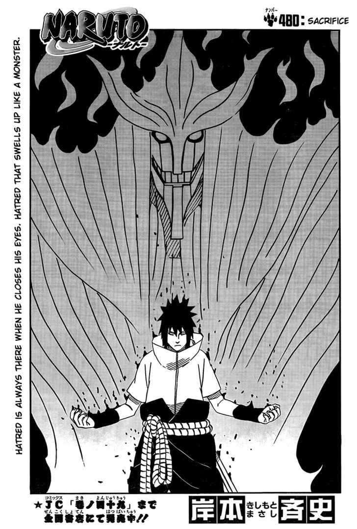 Naruto Vol.51 Chapter 480 : Sacrifice - Picture 2