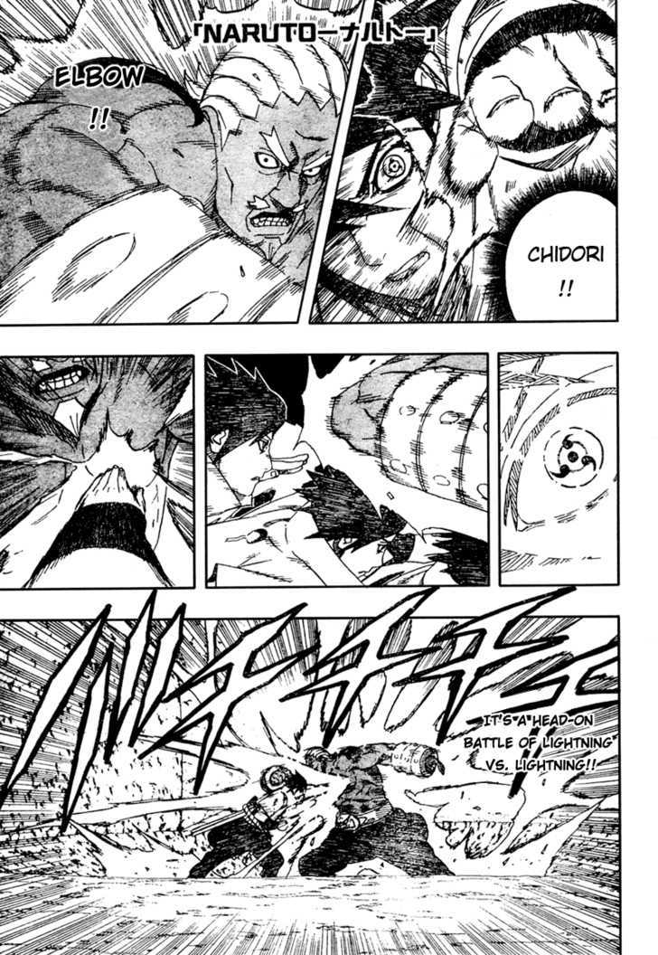 Naruto Vol.49 Chapter 463 : Sasuke Vs. Raikage!! - Picture 1