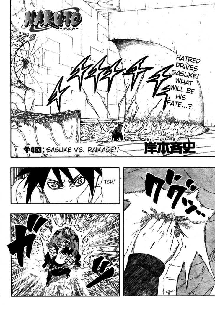 Naruto Vol.49 Chapter 463 : Sasuke Vs. Raikage!! - Picture 2