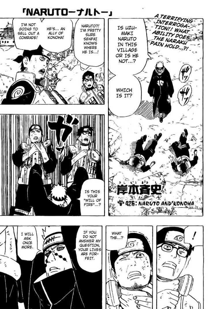 Naruto Vol.46 Chapter 426 : Naruto And Konoha - Picture 1