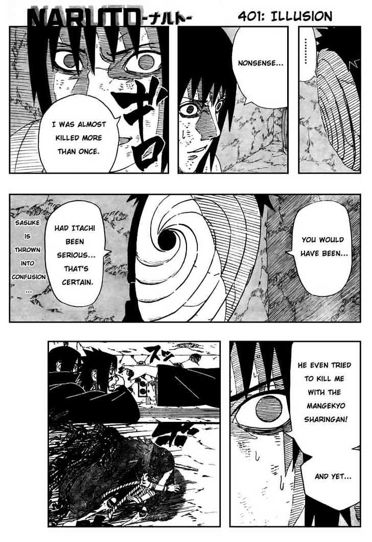 Naruto Vol.43 Chapter 401 : Illusion - Picture 1
