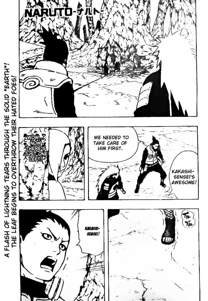 Naruto Vol.37 Chapter 334 : The Black Transformation - Picture 1