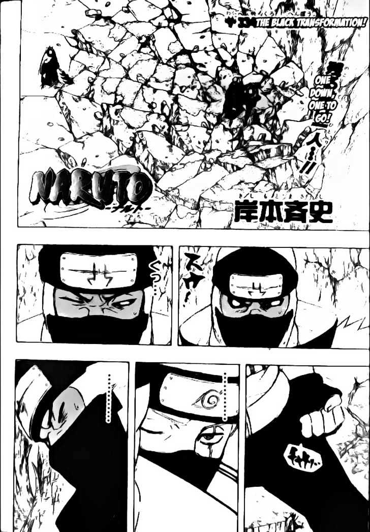 Naruto Vol.37 Chapter 334 : The Black Transformation - Picture 2