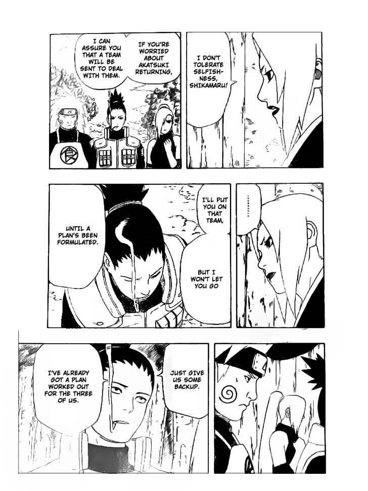 Naruto Vol.37 Chapter 331 : Team Ten Moves Out - Picture 3