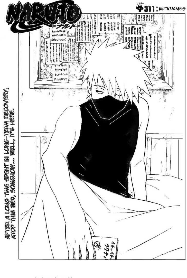 Naruto Vol.35 Chapter 311 : Nicknames - Picture 1