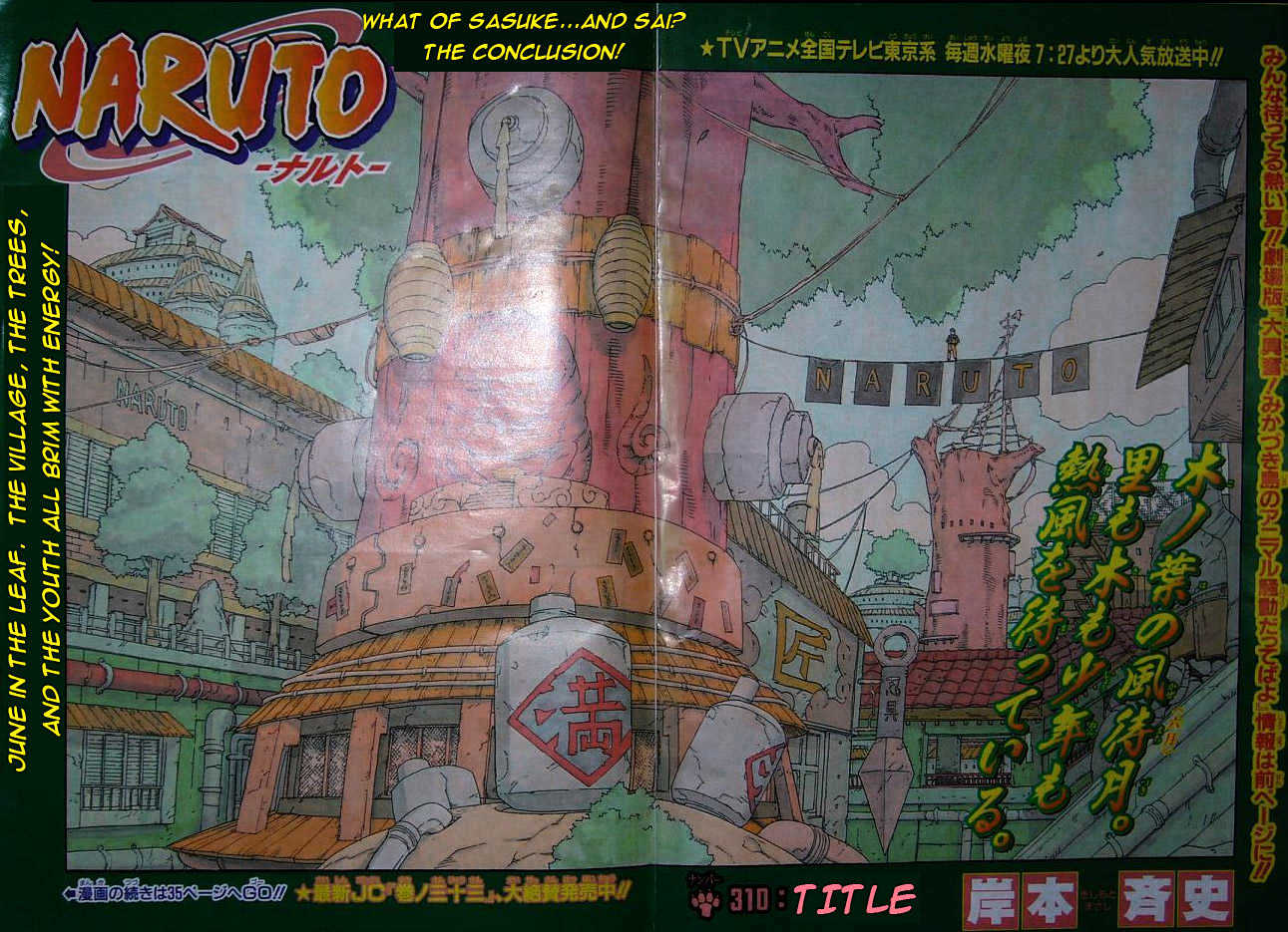 Naruto Vol.35 Chapter 310 : Title - Picture 1