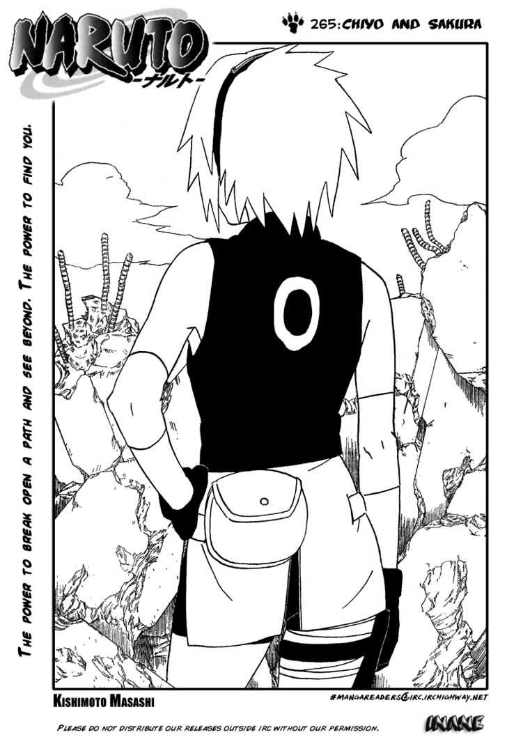 Naruto Vol.30 Chapter 265 : Chiyo And Sakura - Picture 1
