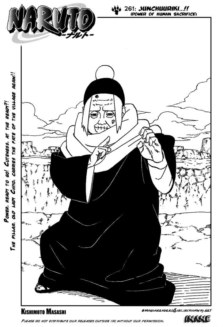 Naruto Vol.29 Chapter 261 : The People Called Jinchuuriki - Picture 2