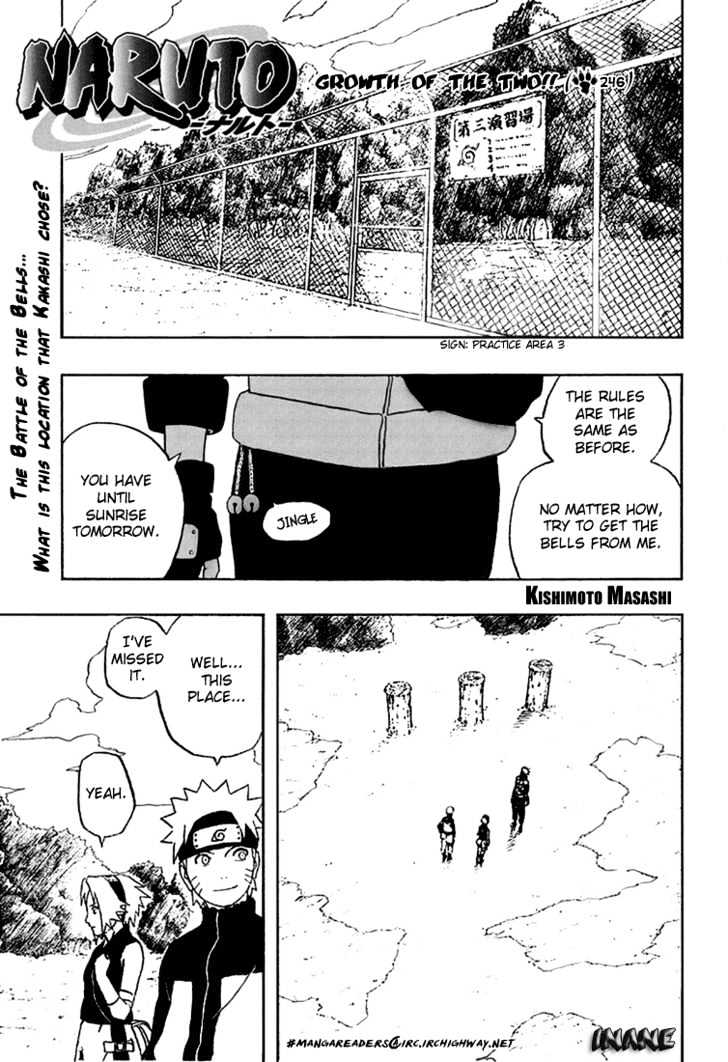 Naruto Vol.28 Chapter 246 : Growth Of The Two!! - Picture 3