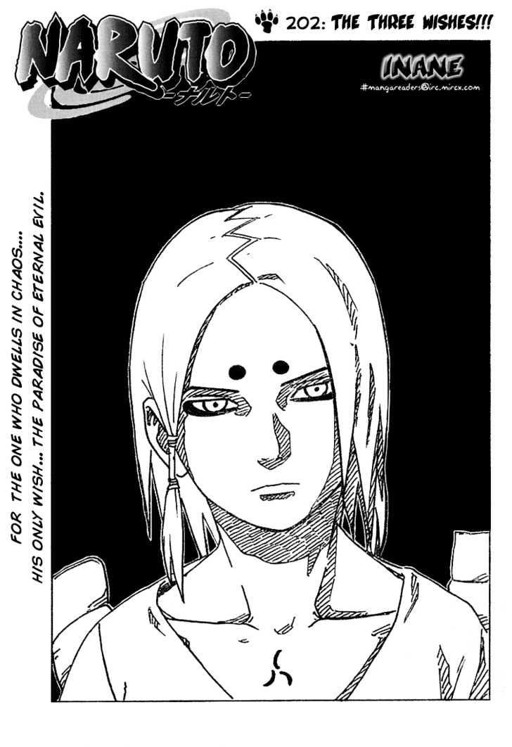 Naruto Vol.23 Chapter 202 : The Three Wishes!!! - Picture 1