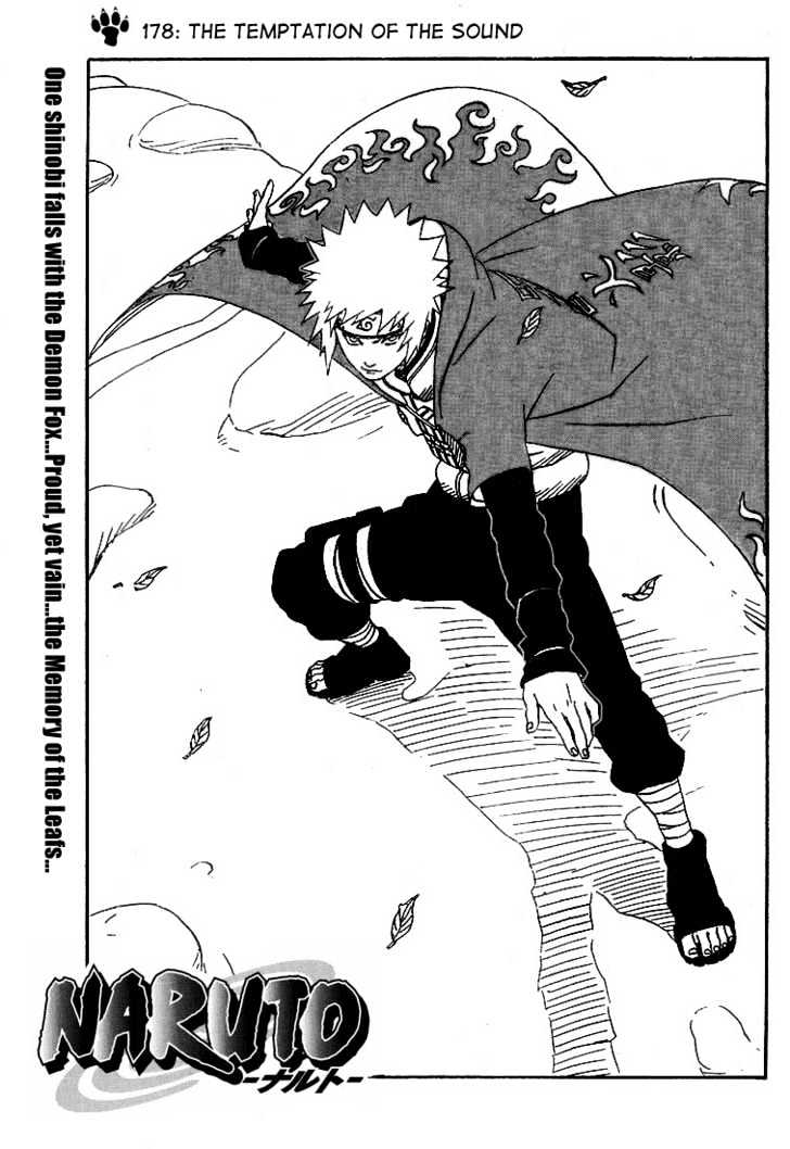 Naruto Vol.20 Chapter 178 : The Temptation Of The Sound - Picture 1