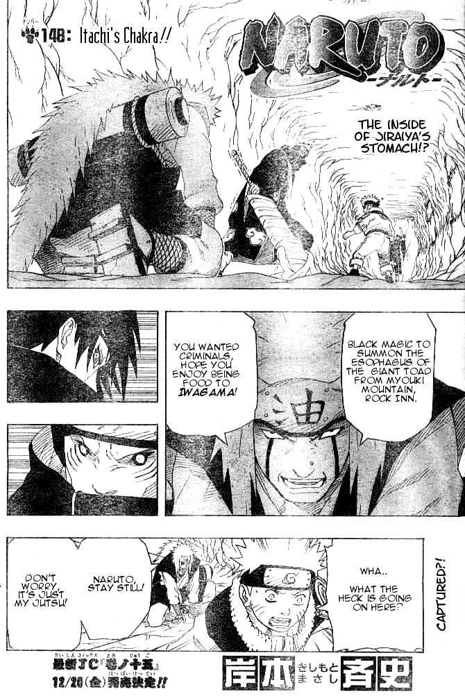 Naruto Vol.17 Chapter 148 : Itachi's Power!! - Picture 2