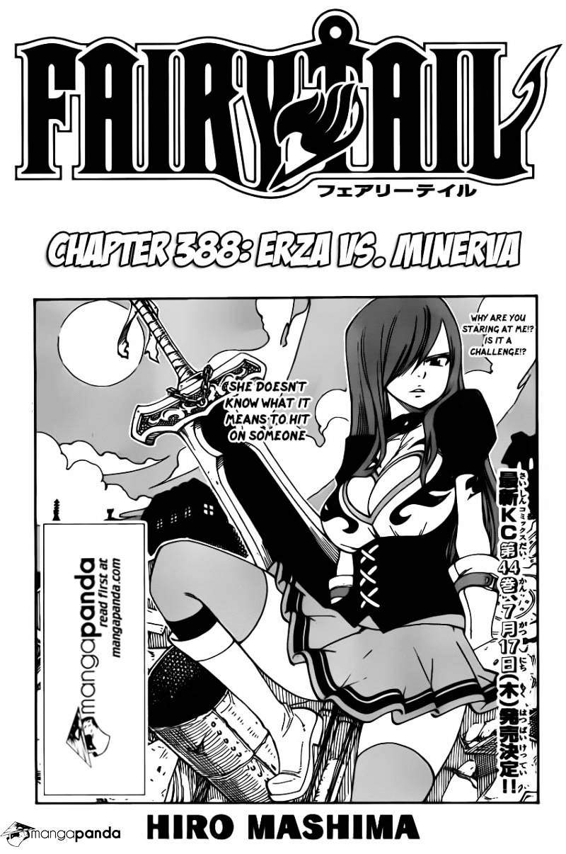 Fairy Tail Chapter 388 : Erza Vs. Minerva - Picture 1