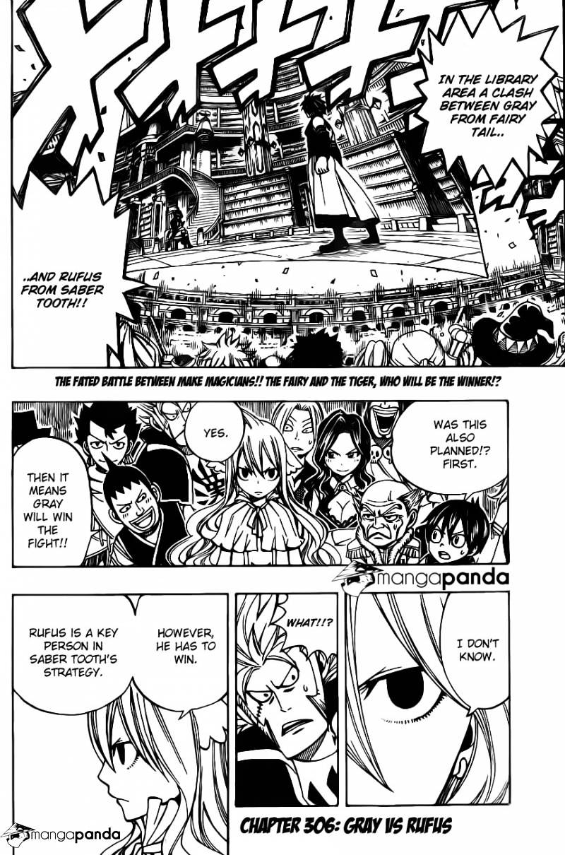 Fairy Tail Chapter 306 : Gray Vs. Rufus - Picture 2