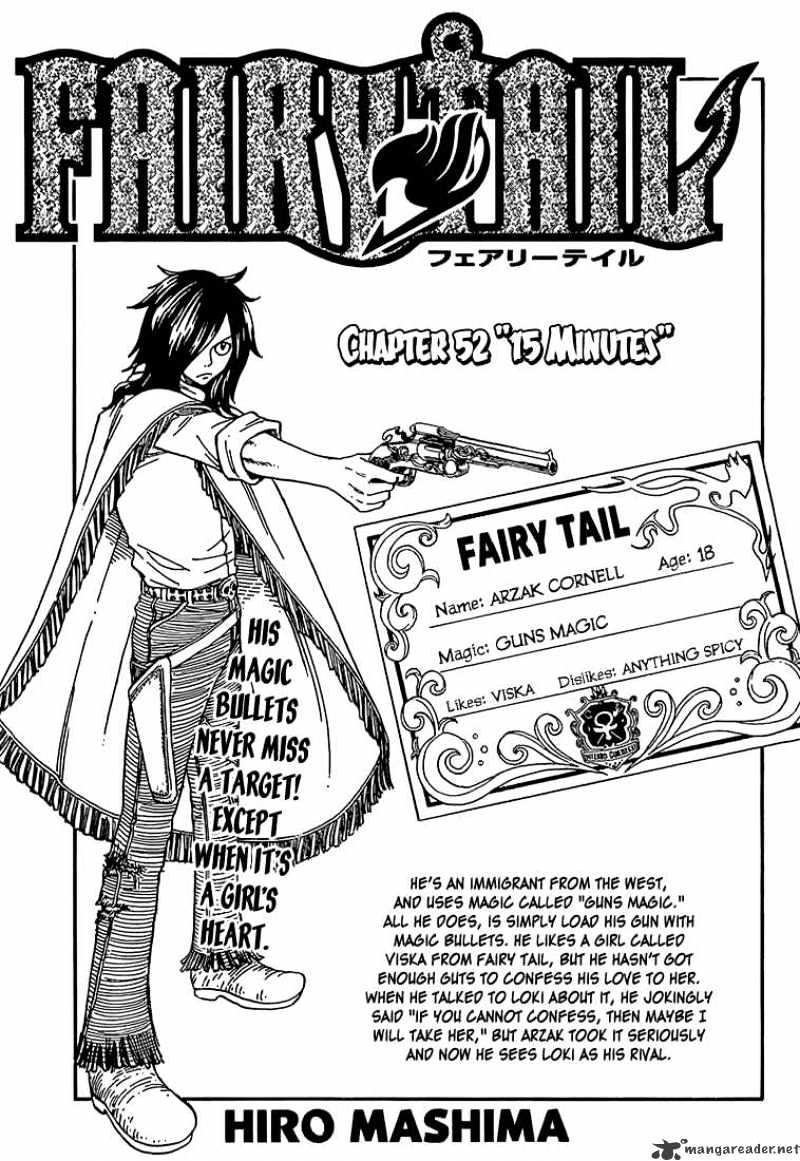 Fairy Tail Chapter 52 : 15 Minutes - Picture 1