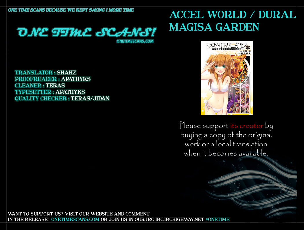 Accel World / Dural - Magisa Garden Vol.3 Chapter 15 : Sword Of Light And Shadow - Picture 1