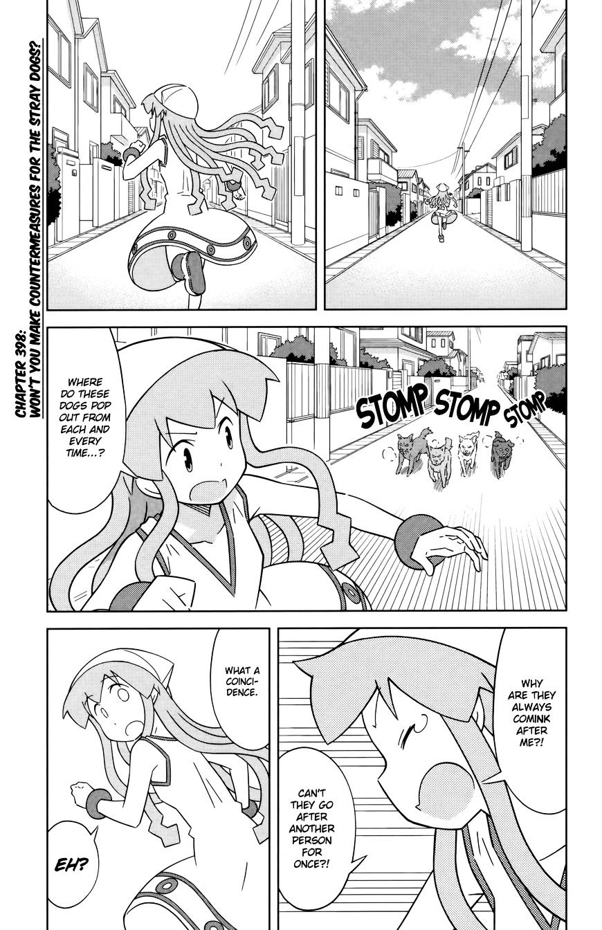 Shinryaku! Ika Musume Vol.16 Chapter 398 : Won T You Make Countermeasures For The Stray Dogs? - Picture 1