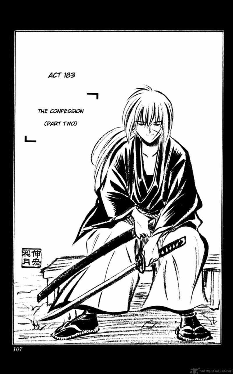 Rurouni Kenshin Chapter 183 : The Confession - Part Two - Picture 1