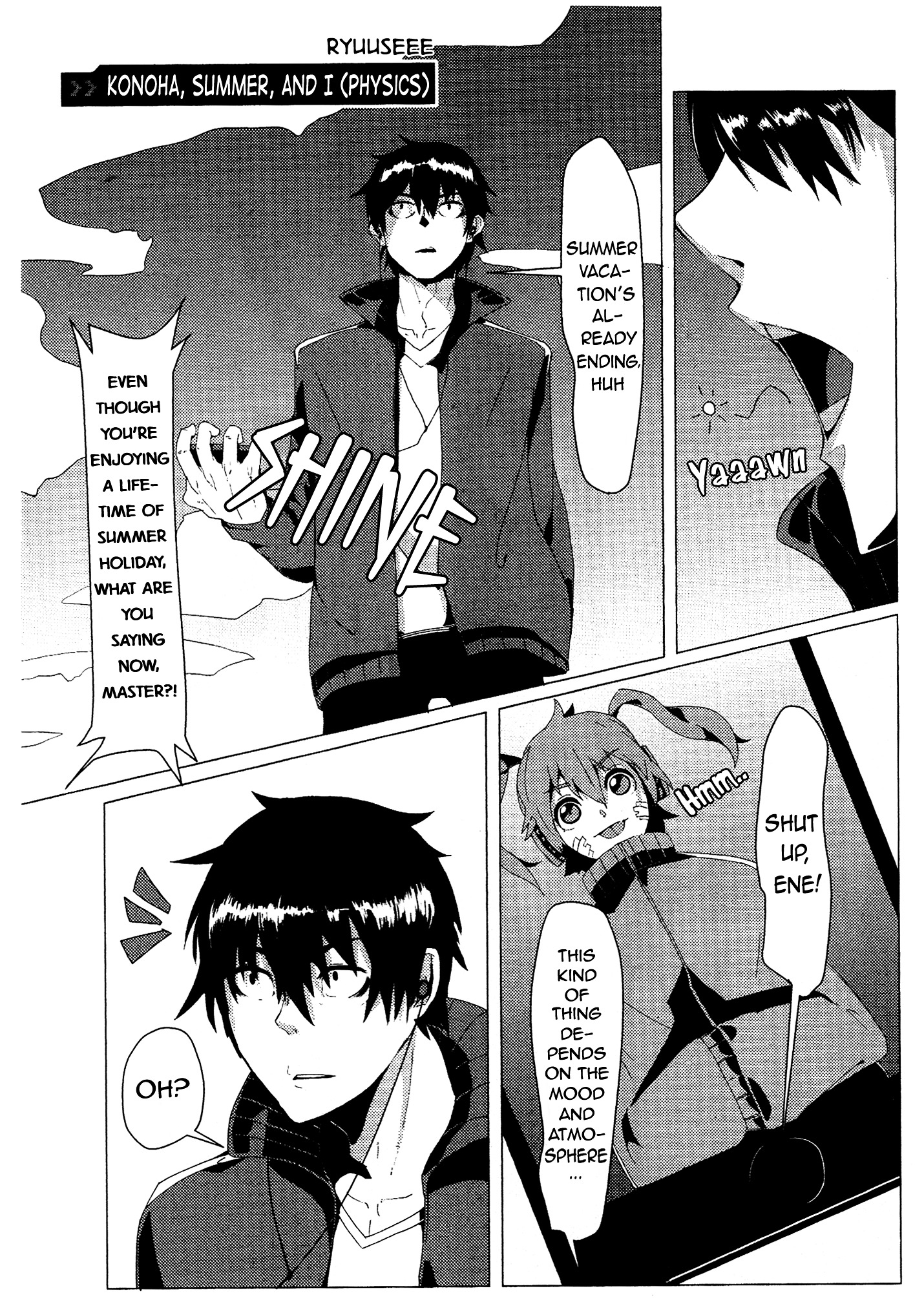 Kagerou Daze Official Anthology Comic -Summer- Vol.1 Chapter 12 : Konoha, Summer, And I (Physics) By Ryuuseee - Picture 1