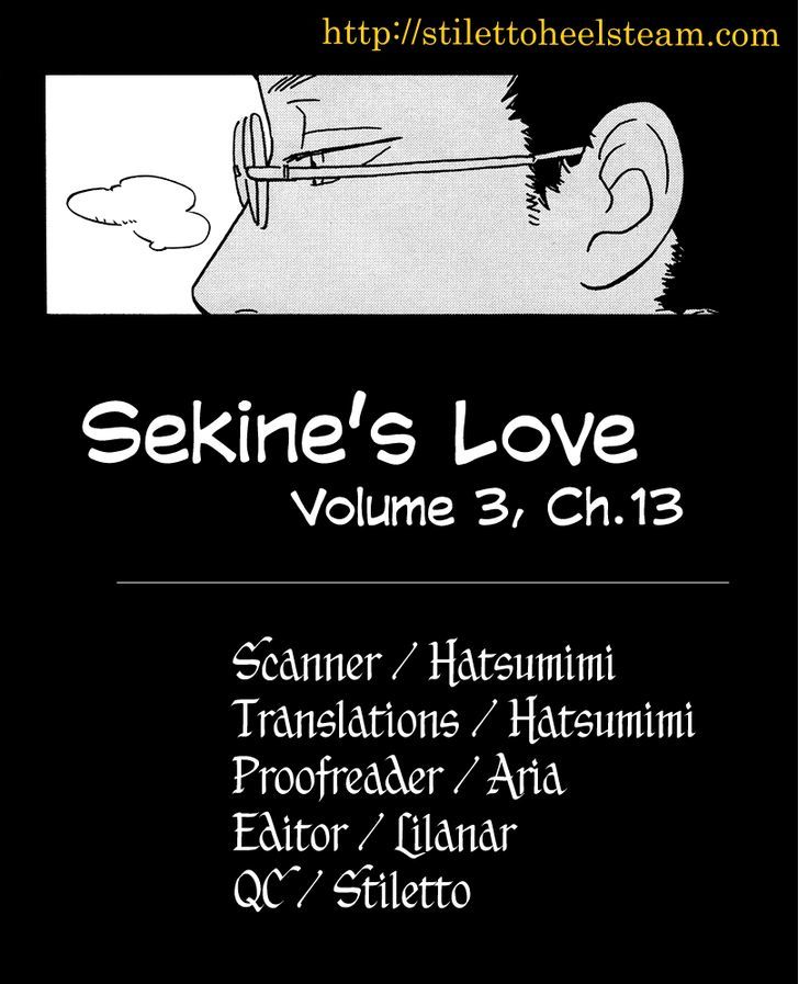 Sekine-Kun No Koi Vol.3 Chapter 13 : Late Blooming Man - Picture 1